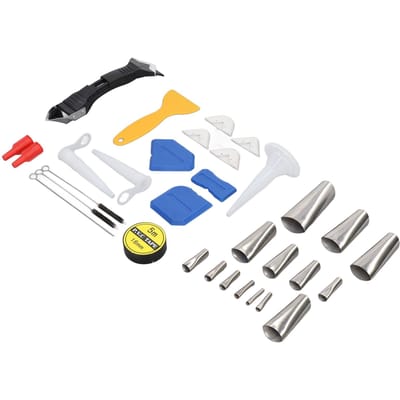 Kit Afwerkingsgereedschap Kit Roestvrij Staal Siliconen Kit Kit Voegmiddel Verwijderaar Schraper white
