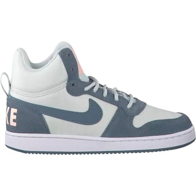 Nike Court Borough Mid Premium Pure Platinum Dames Sneakers Grijs Armory-Blue 844907-005 37.5 white