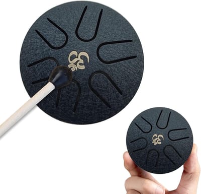 Mini Tongdrum - Draagbaar Stalen Instrument voor Meditatie en Ontspanning