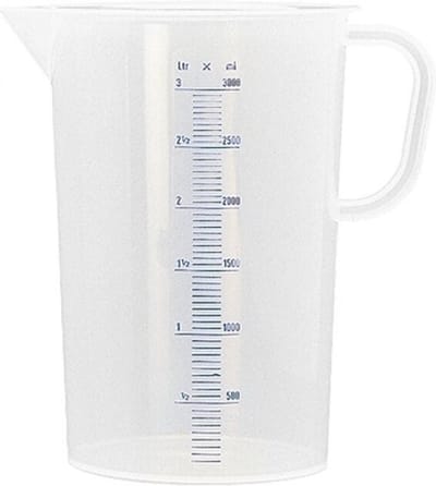 Emga Maatbeker 5 Liter - met Maatverdeling - Kunststof