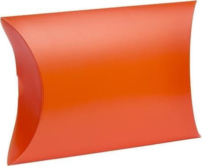 Pillow geschenkverpakking 32x8x23cm ORANJE (50 stuks)