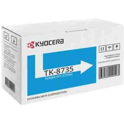 Kyocera Toner TK-8735C cyan;für TASKalfa;7052ci/7353ci/8052ci/8353ci;(1T02XNCNL0)