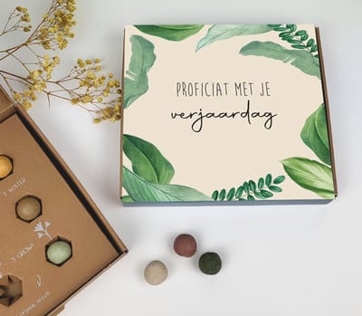 Bloembommetjes - Zaadjes - Bloemen - Cadeau verjaardag - jungle - proficiat met je verjaardag - verjaardag - verjaardagscadeau - Zaad