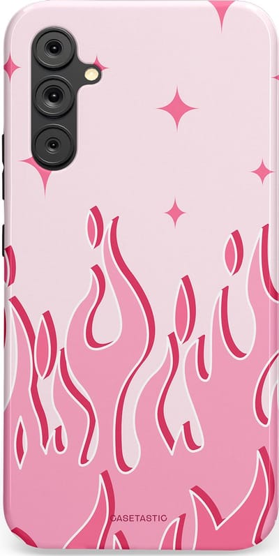 Casetastic Hoesje Geschikt voor Samsung A34 (5G) - Stijlvolle Beschermende Duo-layer Case - Twinkelvuur
