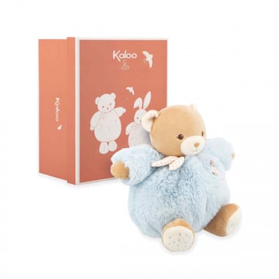 Kaloo Patapouf - Knuffel - Beer - 17 cm. - Kleur blauw