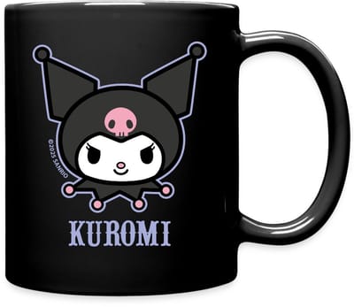 Kuromi Portret Met Tekst Mok Uni