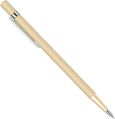 Graveer Pen - Markeer Tool - Materialen Markeren - Tungsten Carbide Tip - 0.9mm Lijn - Goud