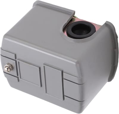 Waterpompdrukschakelaar - Drukregelaar Pomp - Automatische Waterdruk - Instelbaar Bereik - 20-60 Psi - Zilver