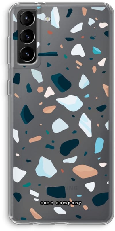 Case Company® - Hoesje geschikt voor Samsung Galaxy S21 Plus hoesje - Terrazzo N°13 - Soft Cover Telefoonhoesje - Bescherming aan alle Kanten en Schermrand