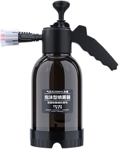 Handpomp verstuiver - Drukspuit fles - Planten water geven - Verstelbaar mondstuk - 2 liter - Transparant