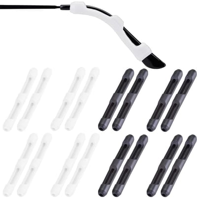 Dailygoods- Brillenpootjes 8 Paar - Antislip Oorkussens - Siliconen Beugelafdekkingen - Hypoallergeen - Herbruikbaar - 5,5 x 0,7 cm - Brilaccessoires