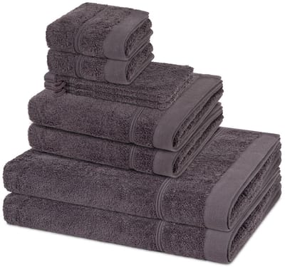 Ross Sonstiges 2 X washandjes 2 X gasten- 2 X douche- 2 X handdoek - in set 8 pack Rubin