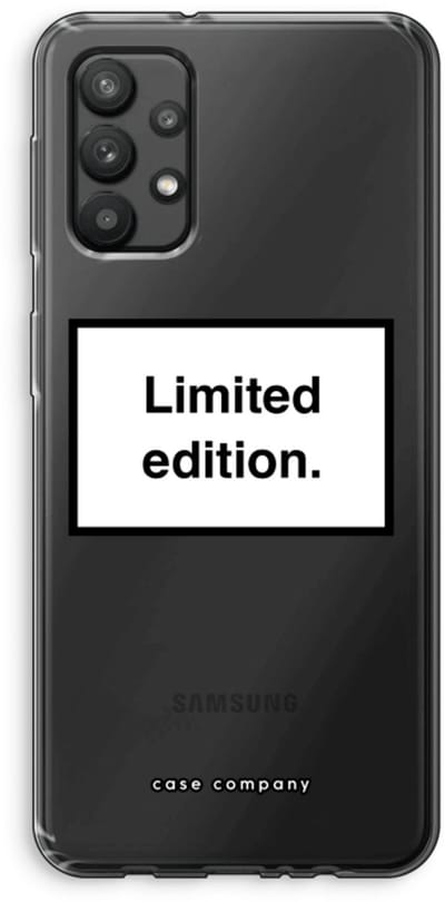 Hoesje geschikt voor Samsung Galaxy A32 4G hoesje - Limited edition - Soft Cover Telefoonhoesje - Bescherming aan alle Kanten en Schermrand