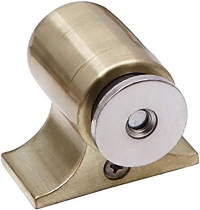 Magnetische Deurstopper - Deuropvanger Deurblok - Muur Beschermen - Roestvrij Staal - 15x15x15 cm - Goud