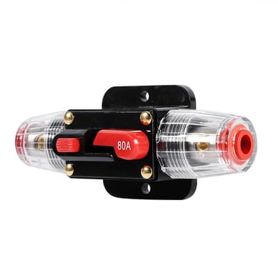 Allecto - Fuse Holder Reset - 50A 60A 70A 80A 100A - Waterproof - 12V 24V - Fuse Holder - Geschikt voor auto boot fiets - New 70A