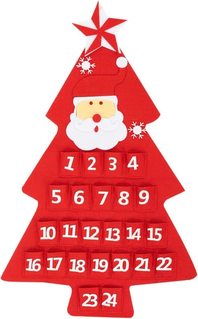 Springos Adventskalender | 24 lades | Hangend | Kerstboom