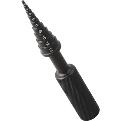Outils de démontage de roulement de voiture Extracteur en alliage d'aluminium Démonte-roulement 2-14 mm Ensemble d'outils de réparation automobile universels noir