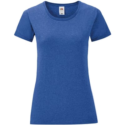Dames-T-shirt Fruit of the Loom Iconic 150
