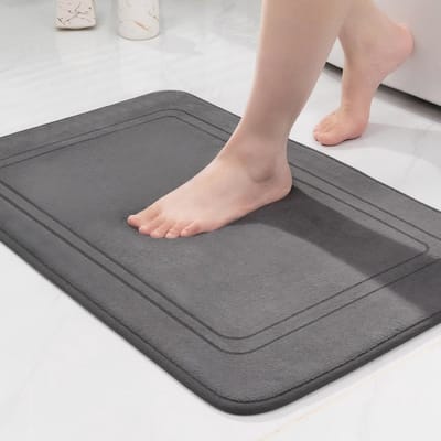 Antislip Badmat - Zacht, Absorberend en Duurzaam - Perfect voor Badkamer (43 x 61 cm)