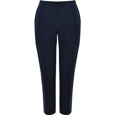 Dames pantalon sigarettenpas met fijne strepen Mat Fashion