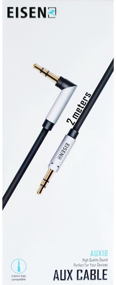 EISENZ AUX Kabel 2 Meter – 3.5mm Audio Kabel – AUX18