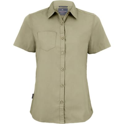 Craghoppers Dames/dames Expert Kiwi Shirt met korte mouwen (Kiezelsteentjes)