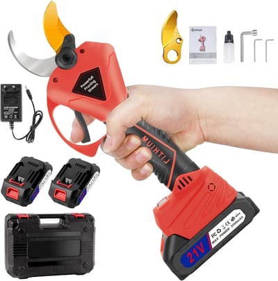 Elektrische Snoeischaar met Accu en LCD Display