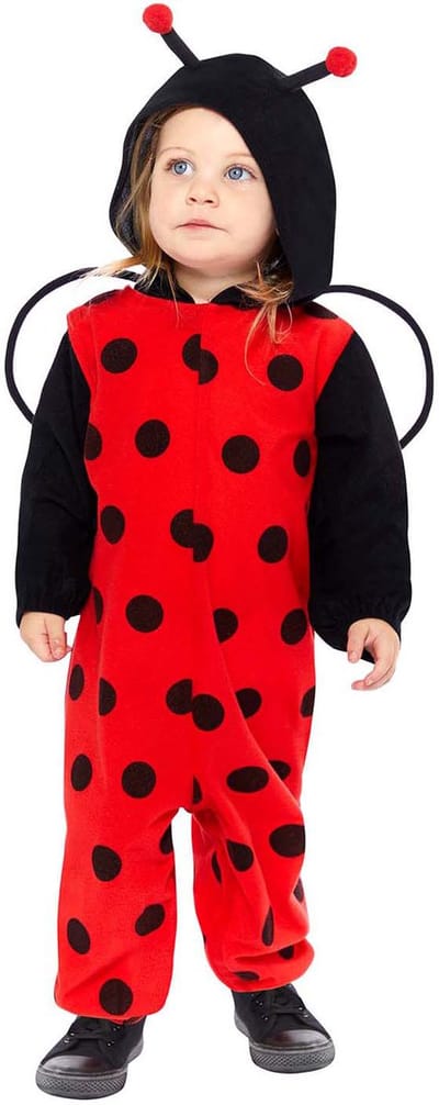 Amscan babykostuum lieveheersbeestje onesie - verkleedpak 12-18 maanden.