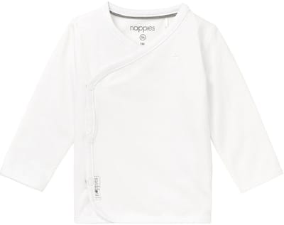 Noppies Unisex T-shirt - Wit - Maat 68