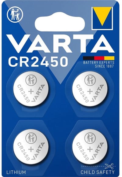 Varta CR2450 Lithium Knoopcel Batterij 40 Stuks