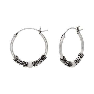 WeLoveSilver Zilveren Oorringen Vrouwen - Bali Hoops - 16 mm