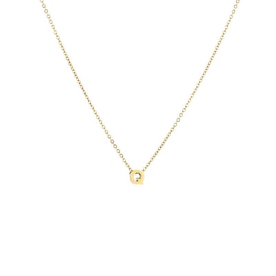 Letter-Ketting-Q-Goud