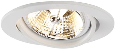 QAZQA cisco - Moderne Inbouwspot - 1 lichts - Ø 112 mm - Wit - Woonkamer | Slaapkamer | Keuken