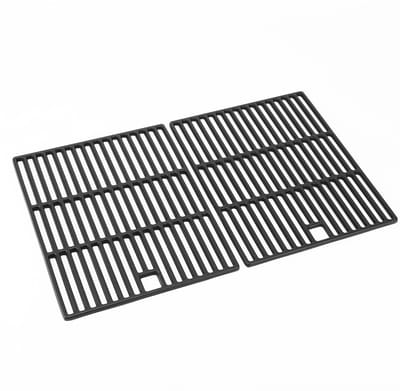 Dailygoods - Denmay 44,5 x 73,6 cm, gietijzeren grillrooster voor Mr Gardener Kingman 4, geëmailleerd grillrooster, vervanging voor Mr Gardener Kingman 4, 2 stuks