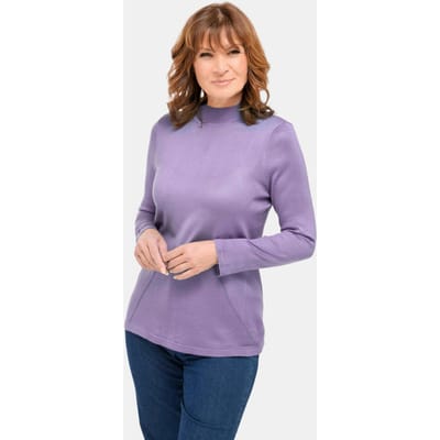 Pullover met opstaande kraag - sering - Gr. 52 van Goldner Fashion