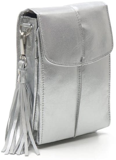 Chabo Kleine Crossbodytas / Schoudertas Dames - Leer - Mover - Zilver