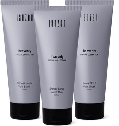 JANZEN Shower Scrub Heavenly 3-pack