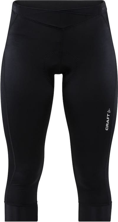 Craft Fietsbroek met bretels - koersbroek Dames Zwart Zilver / ESSENCE BIB KNICKERS W BLACK/SILVER - XS