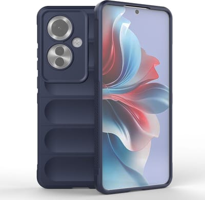 Coverup Hoesje - Geschikt voor OPPO Reno11 F 5G Hoesje - Coverup Hands-On Rugged Back Cover - Blauw