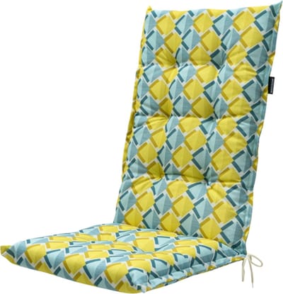 Madison Tuinstoelkussen hoge rug 50x123 cm Siem yellow