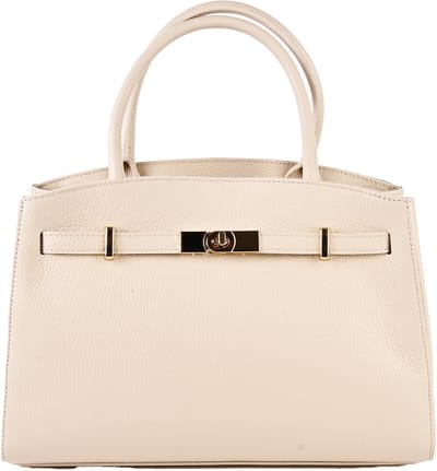 Giuliano lederen handtas Belinda - Dames - Made in Italy - Beige