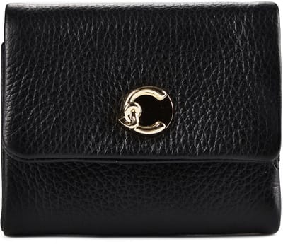 COCCINELLE Leren portemonnee C-Me Softy Wallet Noir zwart