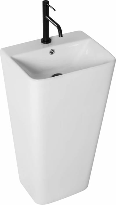 REA Aris Wastafelzuil - 44 x 37.5 x 83 cm - Glans Wit
