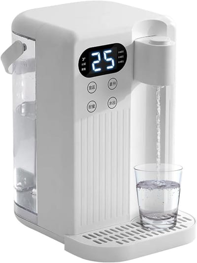 Heetwaterdispenser - Waterkoker - Direct Warm Water - Instelbare Temperatuur - 3 Liter - Wit