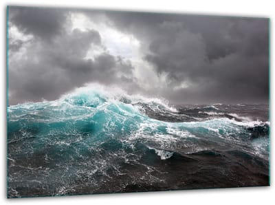 TMK ArtDeko - Gehard Glazen Snijplank - 30x22cm - Antislip - Modern Design