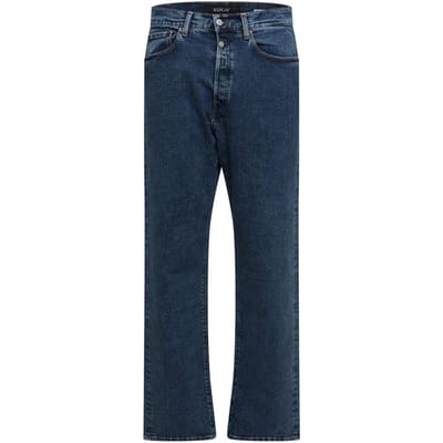 Replay Heren 9zero1 denim straight jeans (Blauw)