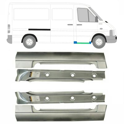 Binnen + buiten reparatiepaneel voor dorpel voor Volkswagen LT 1996-2005