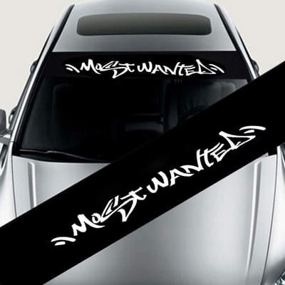 Dailygoods- Schakelaar - Auto Sticker - Achterruit Sticker - PVC - Duurzaam - Universeel - 130 x 21 cm - Autosticker