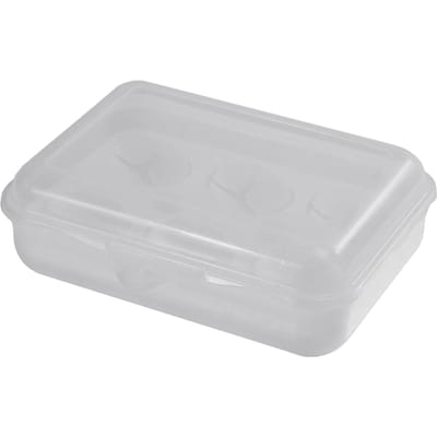 Eiercontainer Draagbaar Schokbestendig Transparant Plastic 6 Vakken Eierdragerdoos voor Buiten