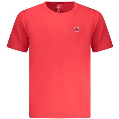 Converse Grigio Katoenen Heren T-shirt